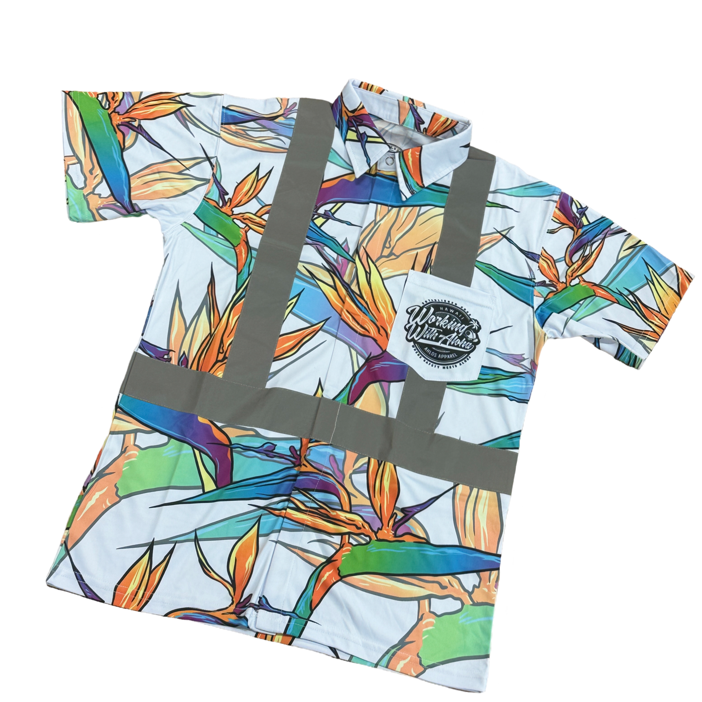 BOP-COLORFUL -SHORT SLEEVE - WHITE