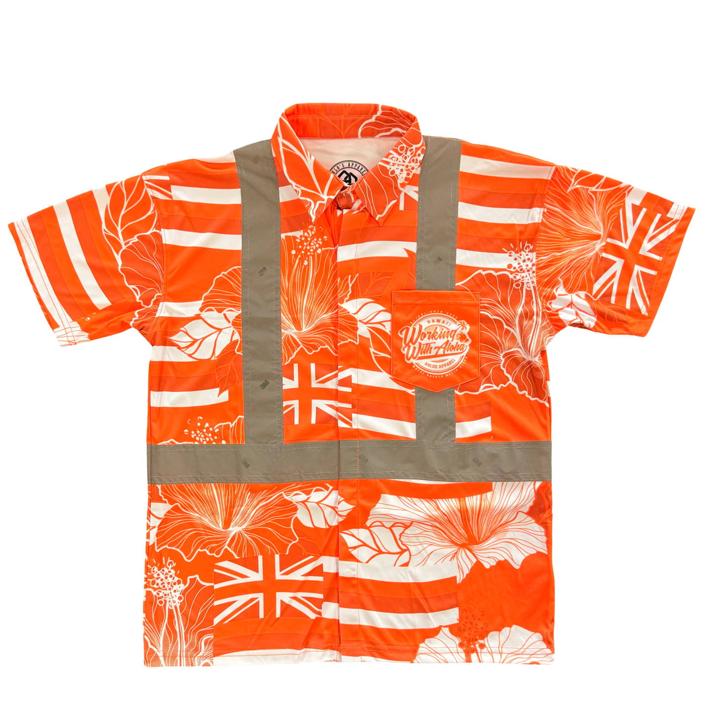 STATE OF ALOHA - S/S POLO CLASS 2 - ORANGE