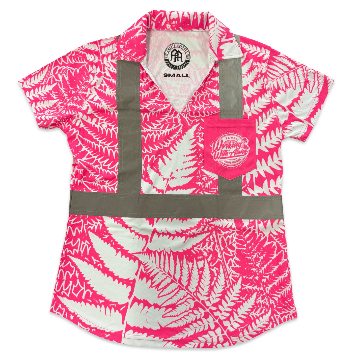 PALAPALAI FERN  - WOMEN'S S/S POLO - CLASS 2 - PINK