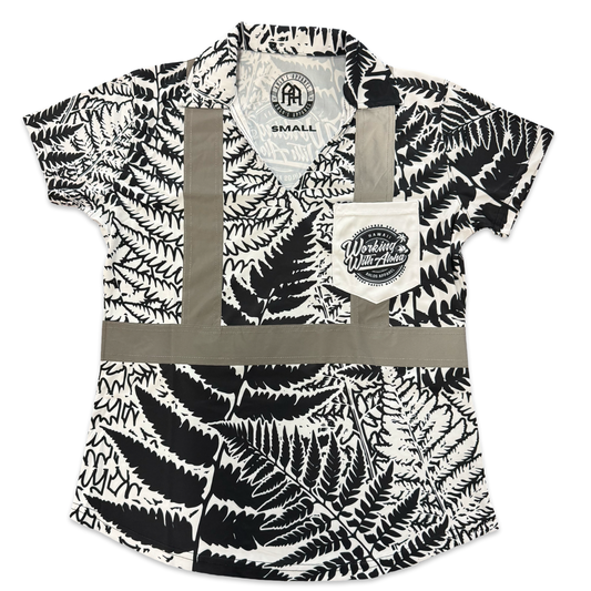 PALAPALAI FERN  - WOMEN'S S/S POLO - CLASS 2 - BLACK