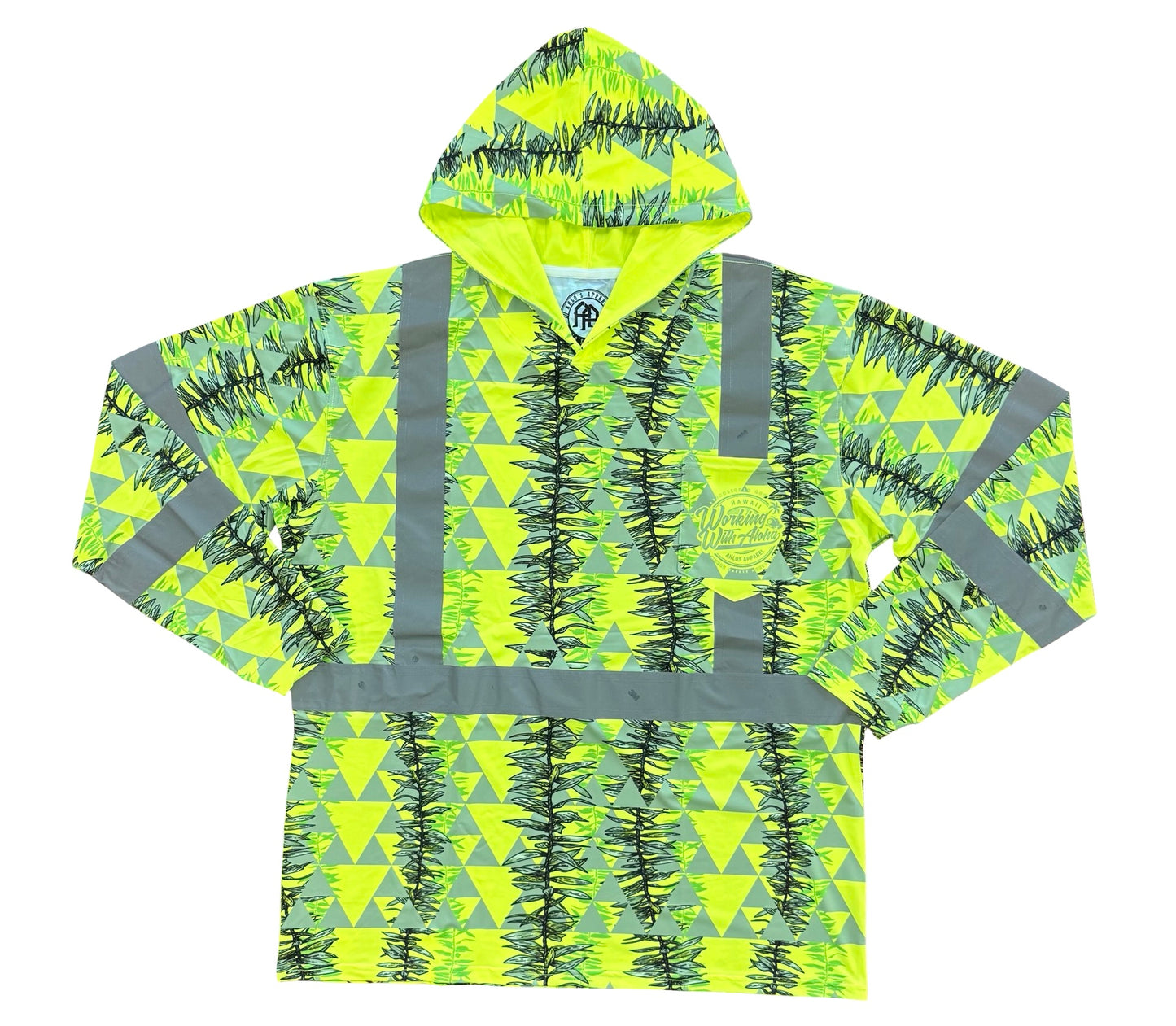 MANA MAILE -LONG SLEEVE HOODIE -CL 3- YELLOW