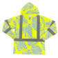 MONSTERA MADNESS - LONG SLEEVE HOODIE - CL 3 - YELLOW