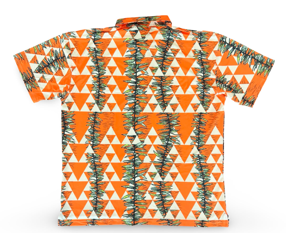 MANA MAILE -CLASSIC POLO - ORANGE