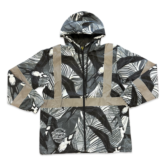IWA BIRD - WINDBREAKER JACKET  - BLACK / WHITE