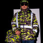 GREEN CAMO DUFFLE BACKPACK