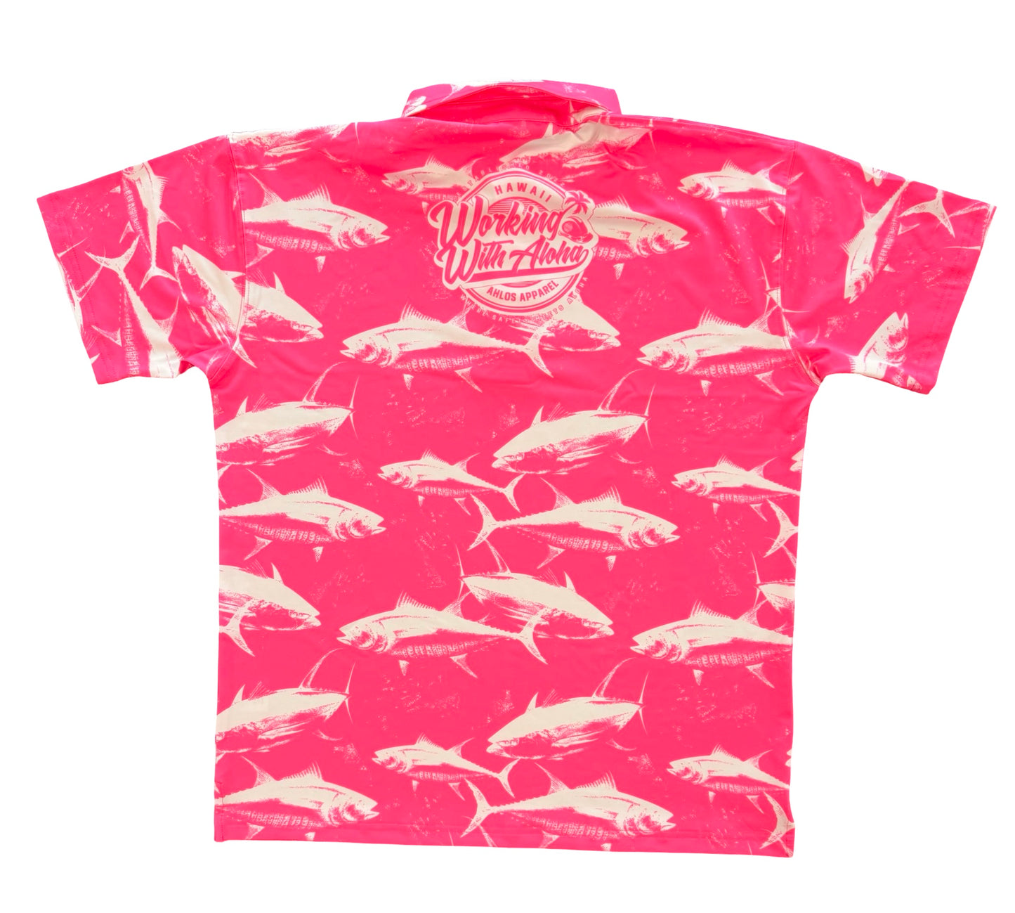 DA AHI RUN - CLASSIC POLO  - PINK