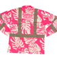 MONSTERA MADNESS - LONG SLEEVE POLO - CL 3 -PINK