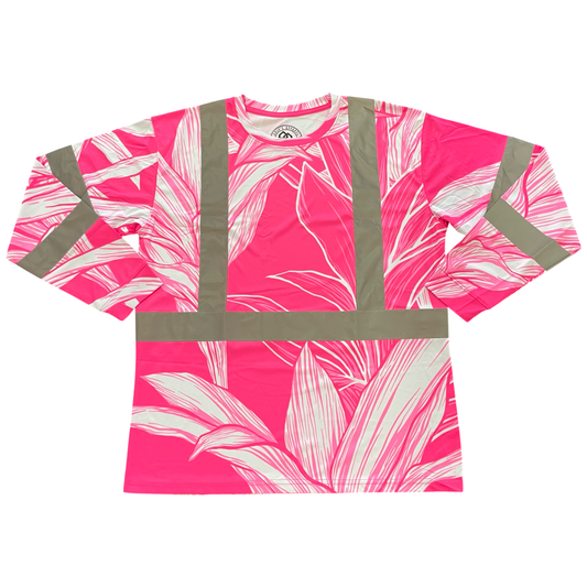 TI LEAF - LONG SLEEVE TSHIRT -CLASS 3 - PINK