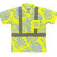 MONSTERA MADNESS - SHORT SLEEVE POLO - CL 2 - YELLOW