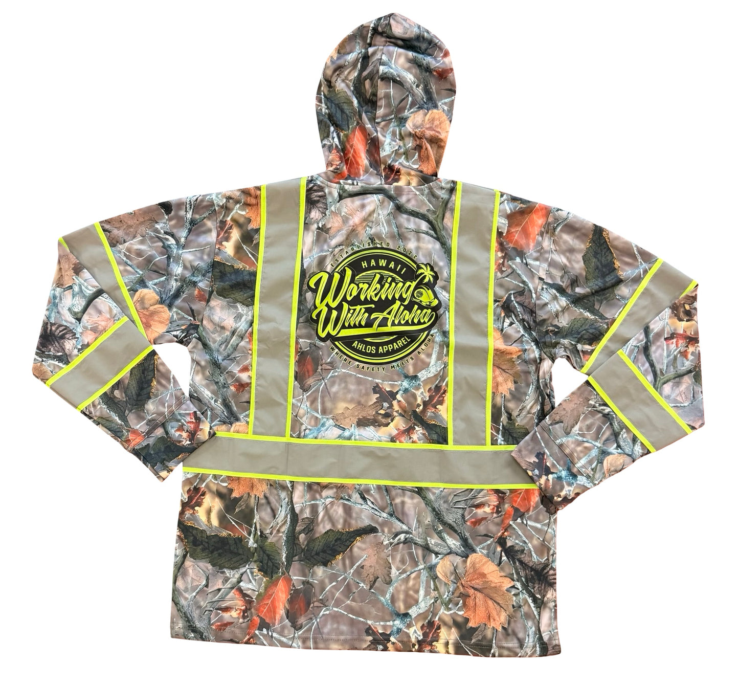 TREE CAMO - LONG SLEEVE HOODIE - CLASS 3