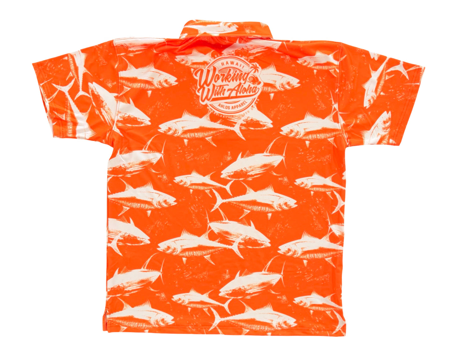 DA AHI RUN - CLASSIC POLO  - ORANGE