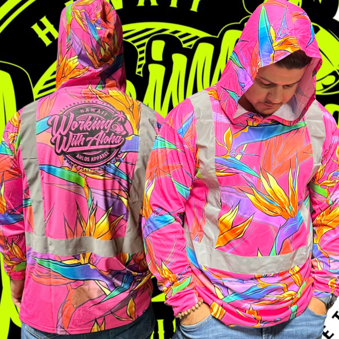 PINK-BOP- LONG SLEEVE HOODIE