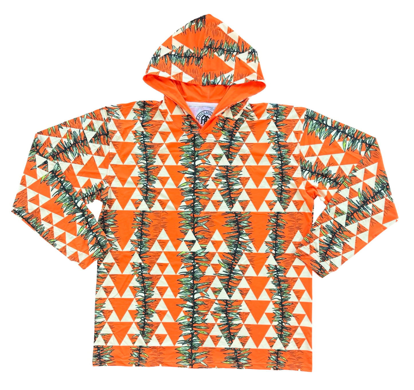 MANA MAILE -PERFORMANCE HOODIE - ORANGE