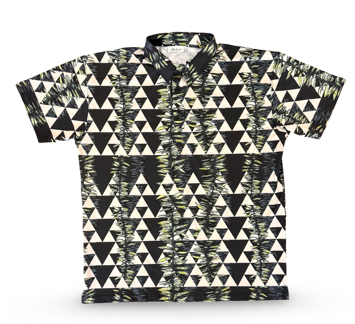 MANA MAILE -CLASSIC POLO -BLACK