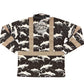 DA AHI RUN - LONG SLEEVE POLO - BLACK