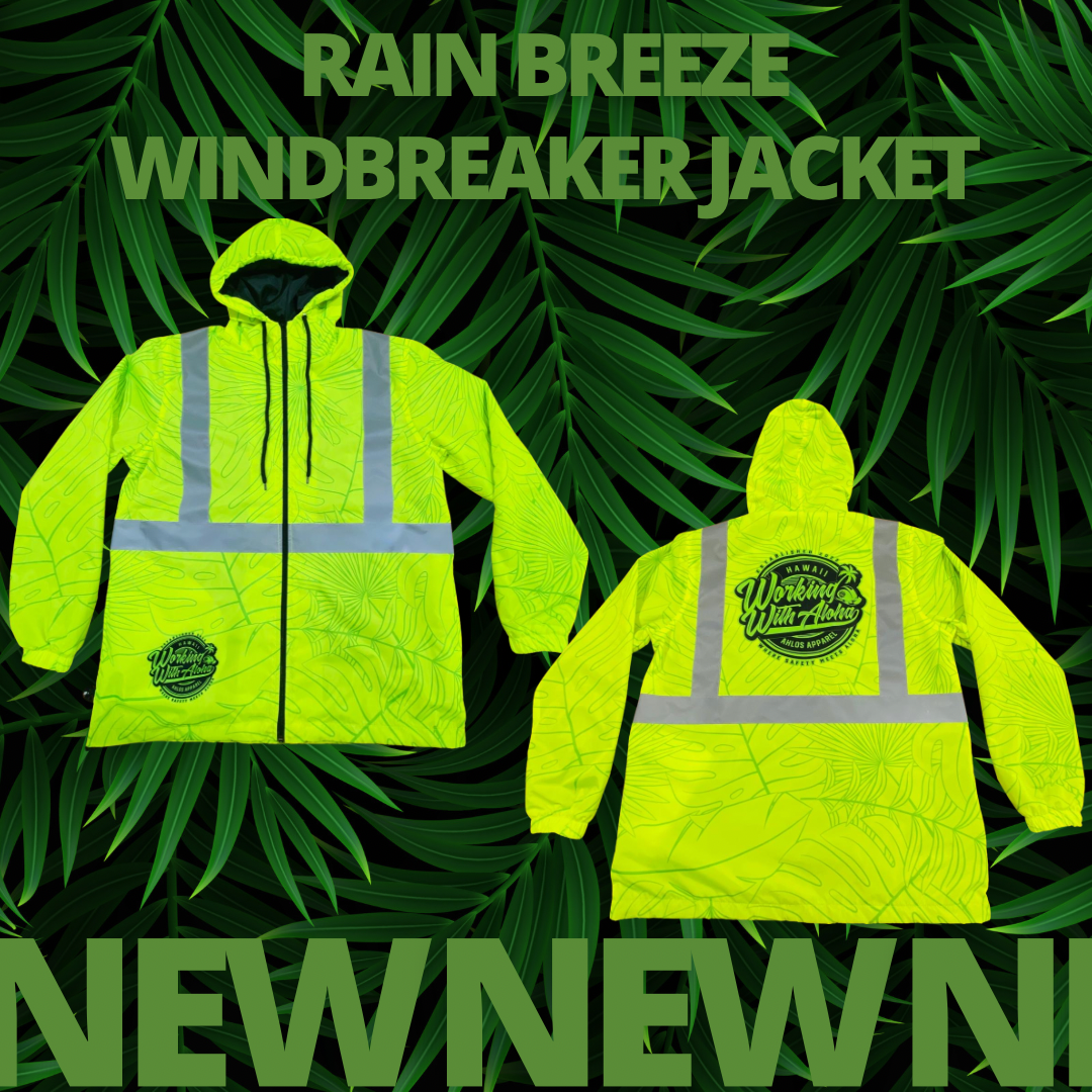 YELLOW RAIN BREEZE WINDBREAKER JACKET