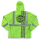 LOKAHI PLAID WINDBREAKER - CLASS 3- GREEN