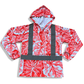 AHLO KALO - LONG SLEEVE HOODIE-RED