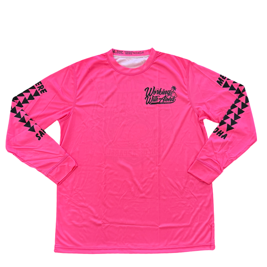 LONG SLEEVE - WWA LOKAHI ESSENTIALS - PINK
