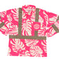 MONSTERA MADNESS - LONG SLEEVE POLO - CL 3 -PINK