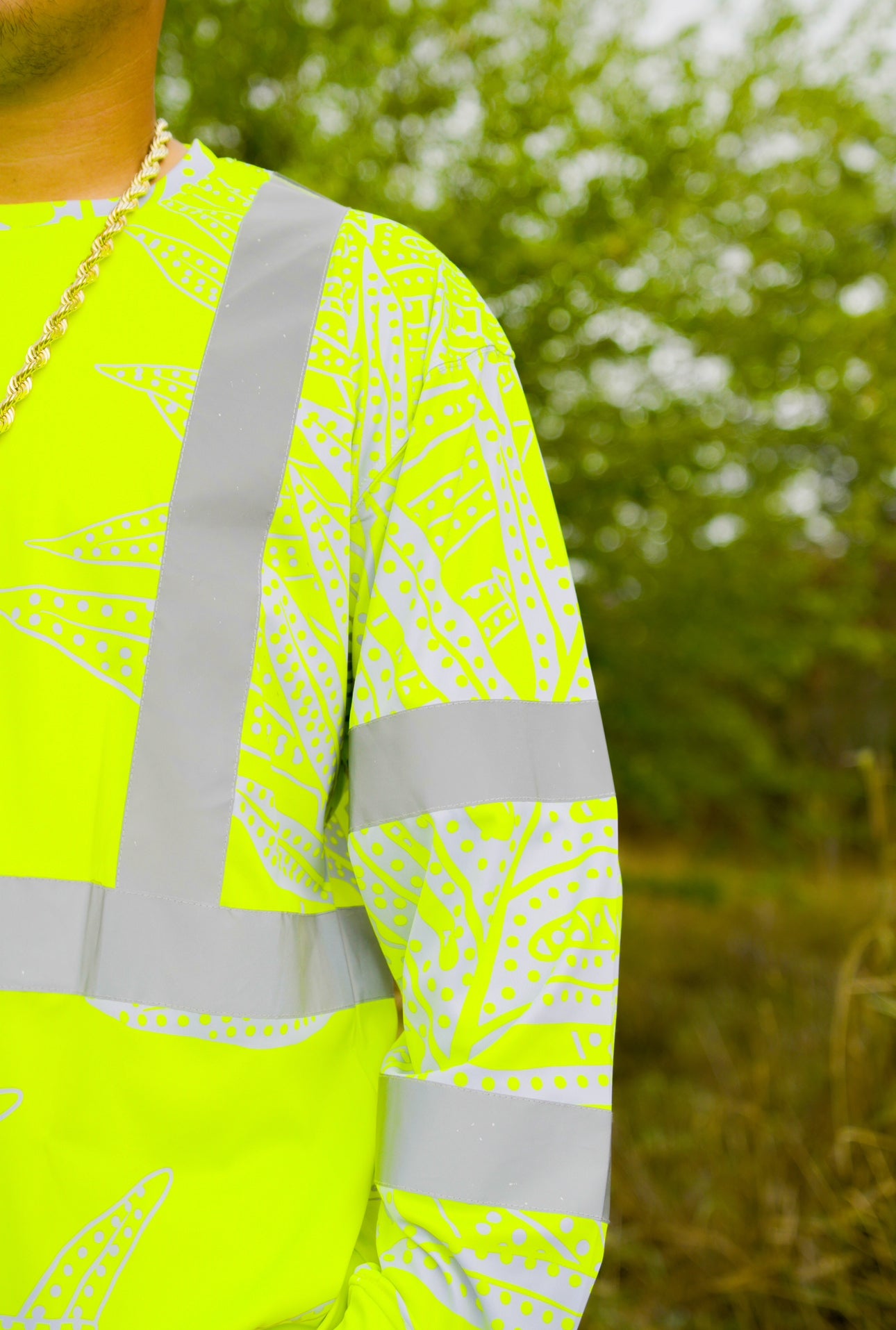 LAUA'E FERN - LONG SLEEVE TSHIRT - YELLOW