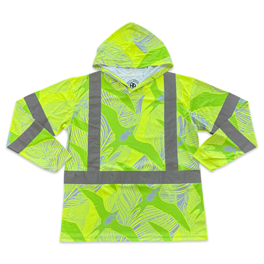 IWA BIRD - LONG SLEEVE HOODIE - YELLOW