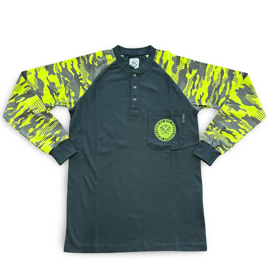 FR LONG SLEEVE TSHIRT -GREEN CAMO