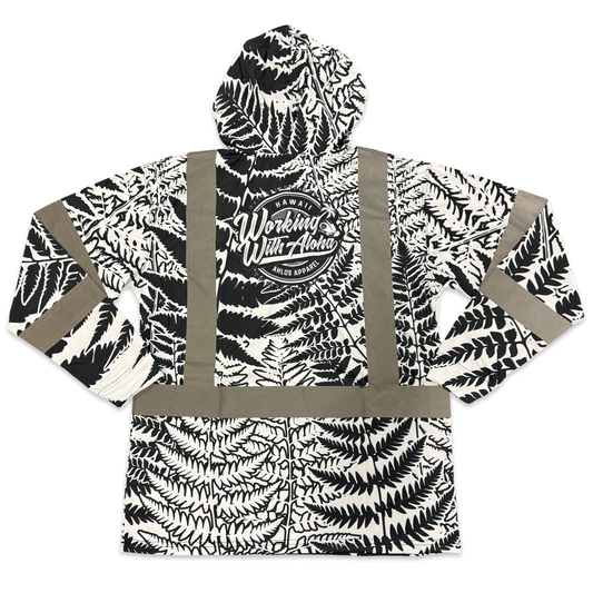 PALAPALAI FERN - LONG SLEEVE HOODIE - CLASS 3 - BLACK