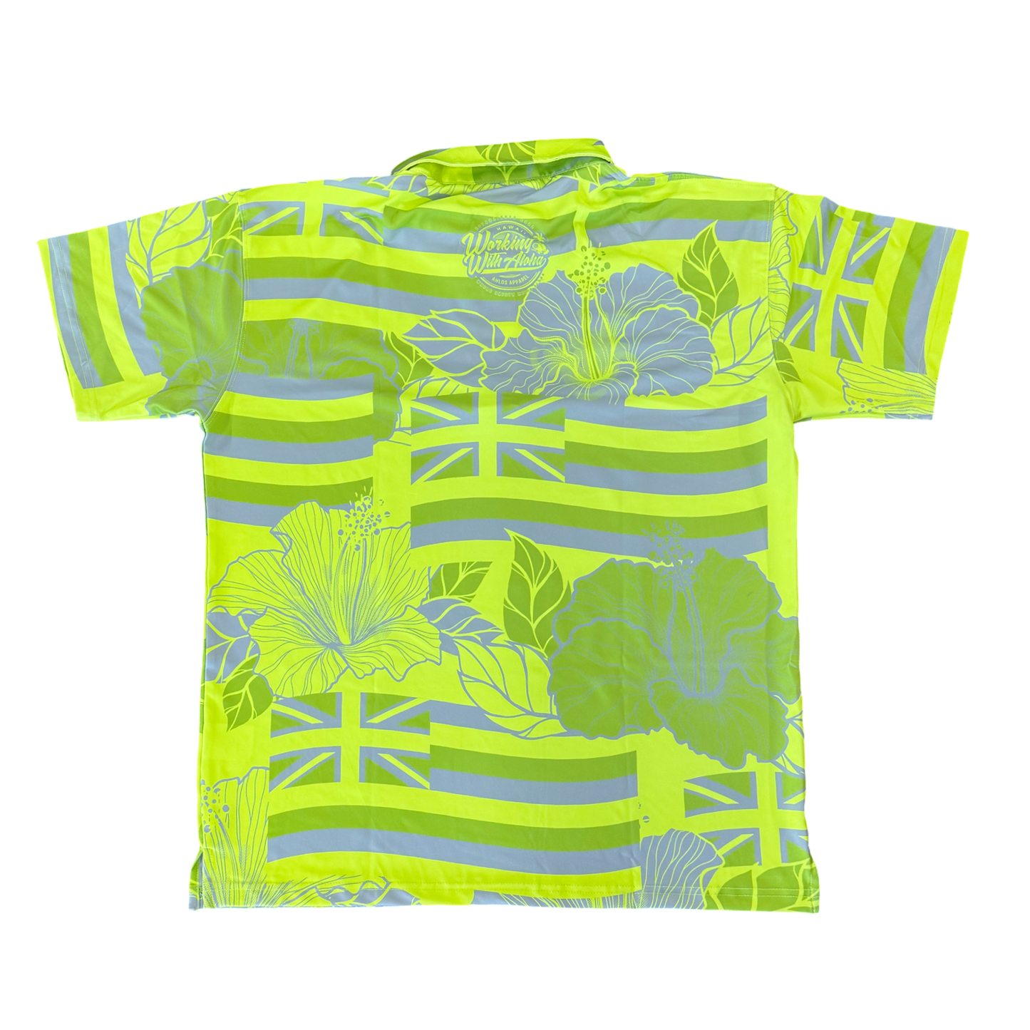 STATE OF ALOHA - S/S CLASSIC POLO - YELLOW