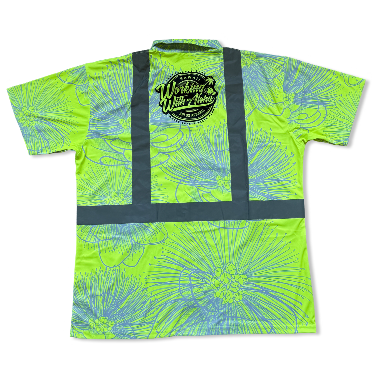 OHIA LEHUA - SHORT SLEEVE POLO-YELLOW