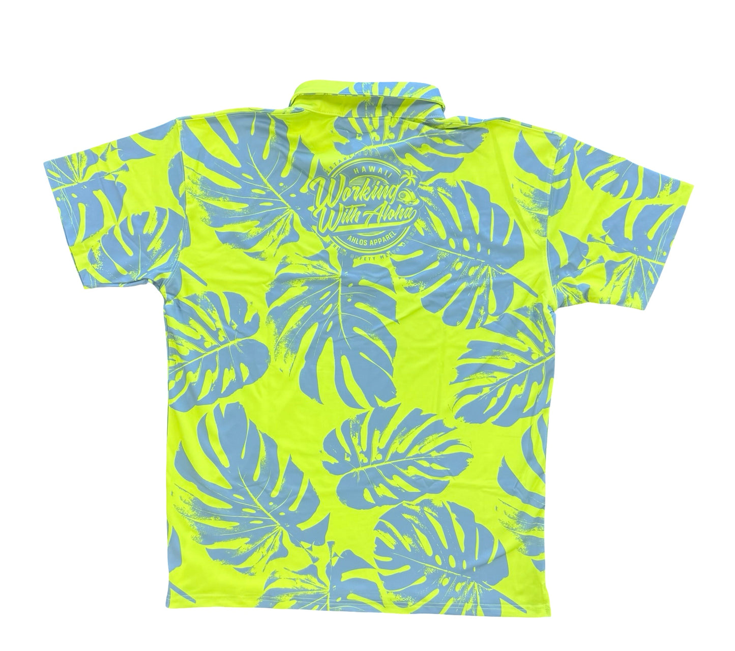 MONSTERA MADNESS - CLASSIC POLO - YELLOW