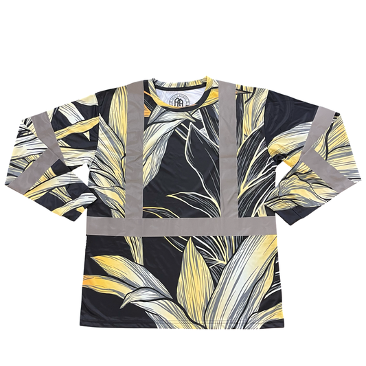 TI LEAF - LONG SLEEVE TSHIRT -CLASS 3 - BLACK/GOLD