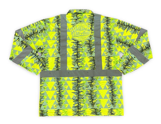 MANA MAILE -LONG SLEEVE POLO-CL 3-YELLOW