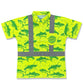 DA AHI RUN - SHORT SLEEVE POLO - YELLOW