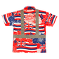 STATE OF ALOHA - S/S POLO CLASS 2 - RED & BLUE