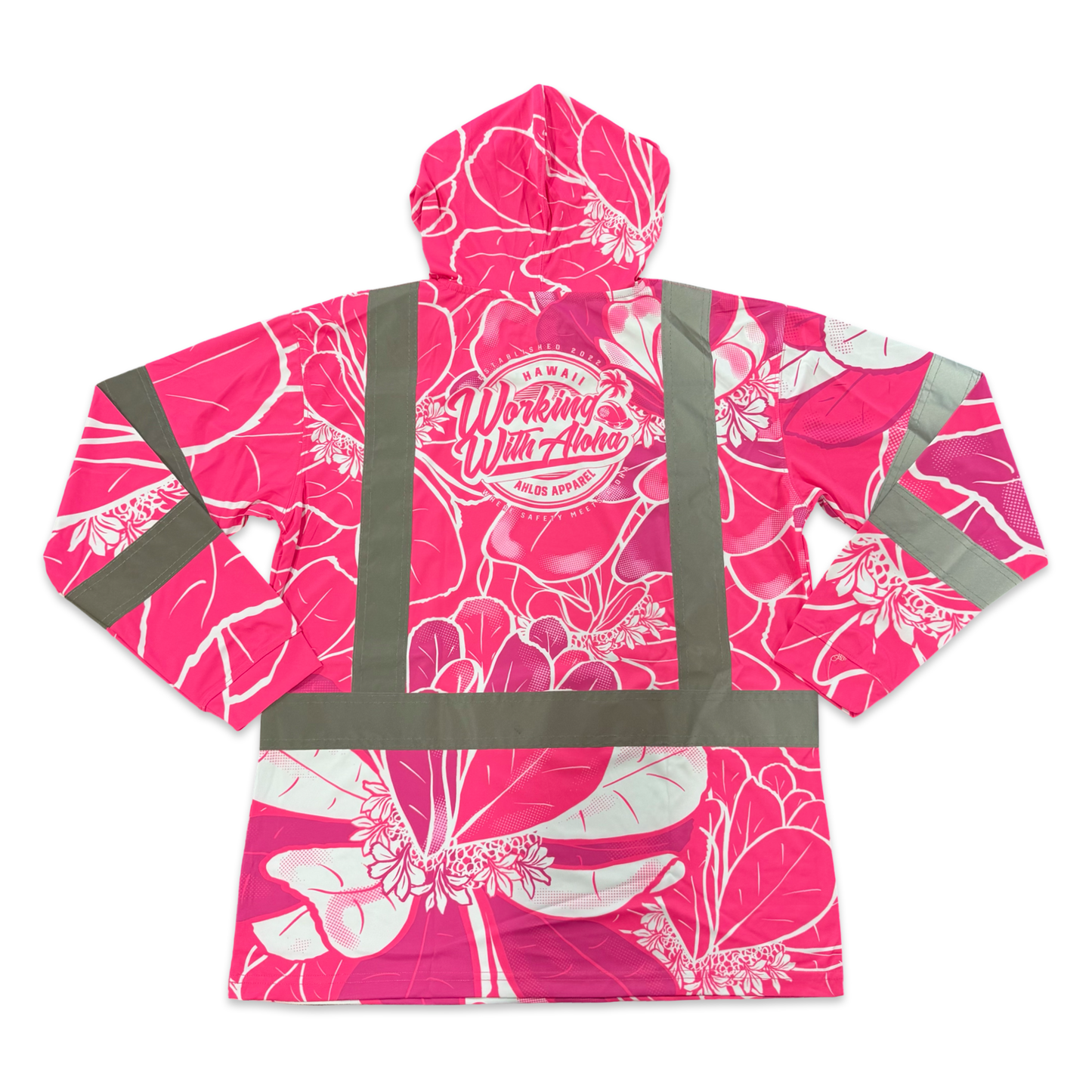 NAUPAKA - LONG SLEEVE HOODIE - CLASS 3 - PINK