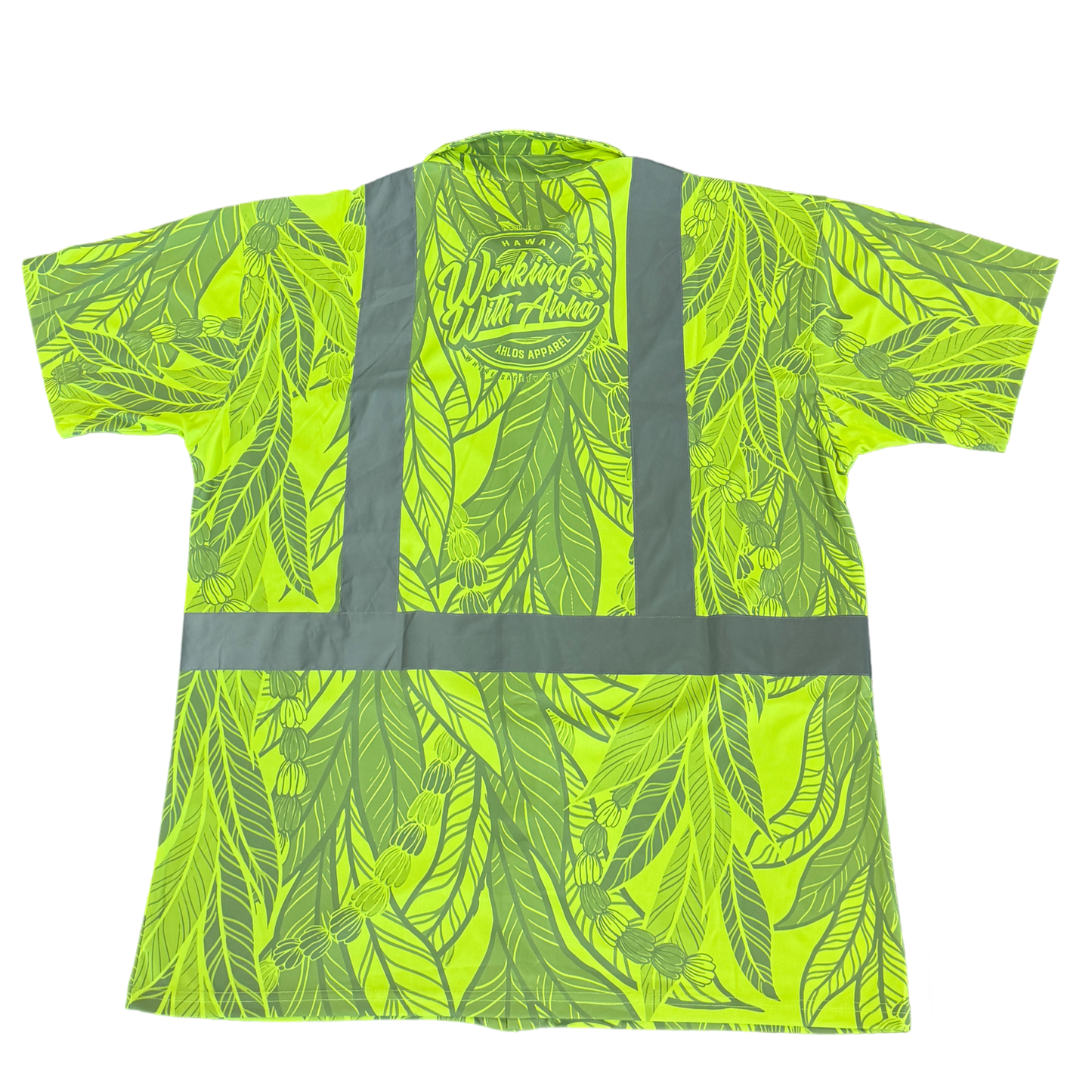 MAILE LEI / PIKAKE- SHORT SLEEVE POLO - YELLOW