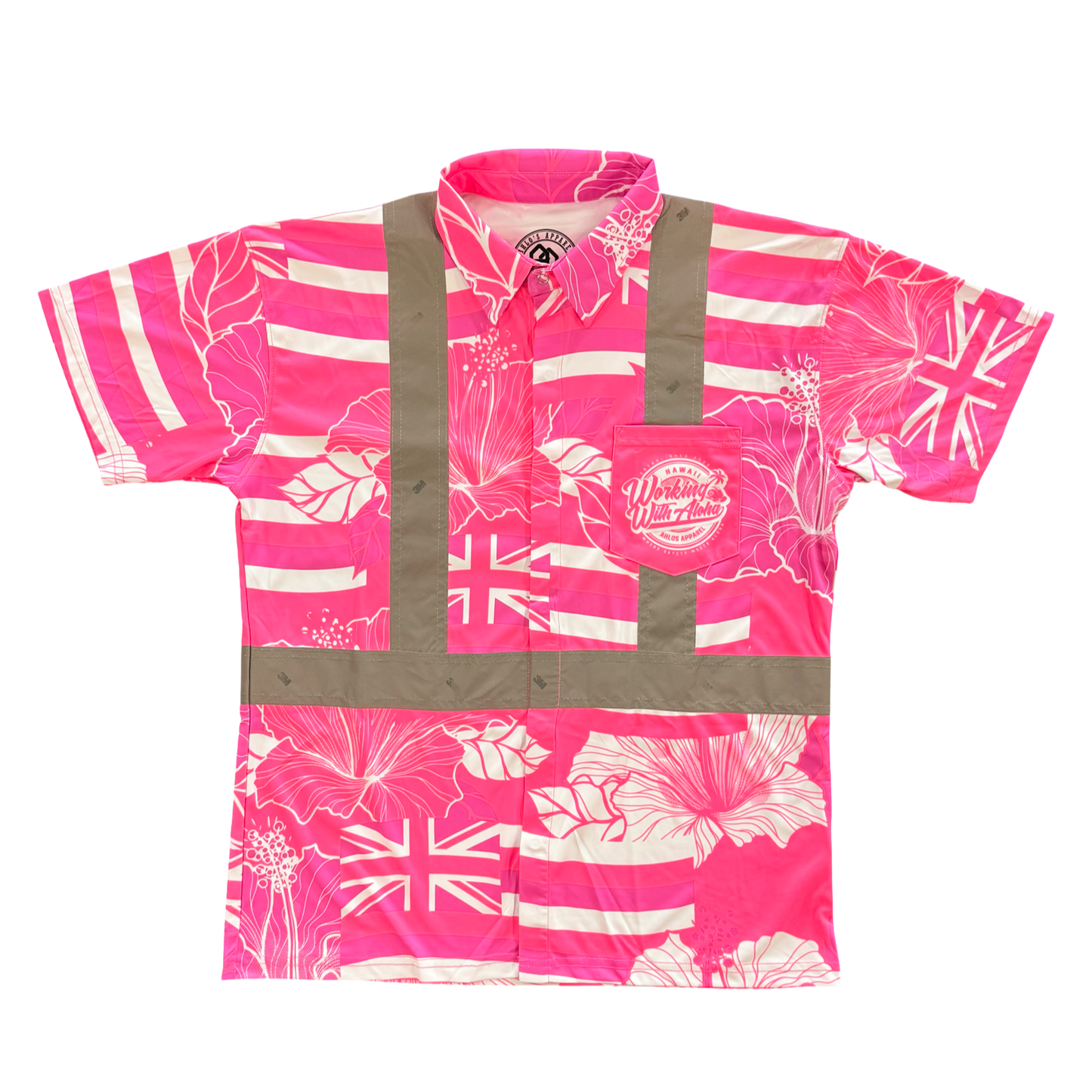 STATE OF ALOHA - S/S POLO CLASS 2 - PINK