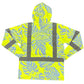 MONSTERA MADNESS - LONG SLEEVE HOODIE - CL 3 - YELLOW