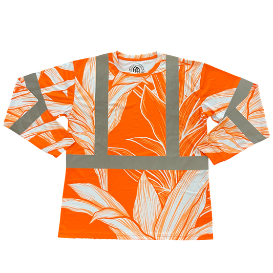 TI LEAF - LONG SLEEVE TSHIRT -CLASS 3 - ORANGE
