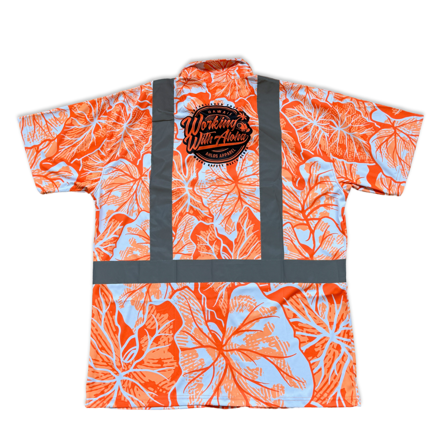 AHLO KALO - SHORT SLEEVE POLO-ORANGE