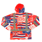 STATE OF ALOHA - L/S HOODIE CLASS 3 - RED & BLUE