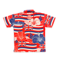 STATE OF ALOHA - S/S CLASSIC POLO - RED & BLUE