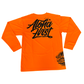 ALOHA FIRST - SAFETY ALWAYS LONG SLEEVE TSHIRT- ORANGE