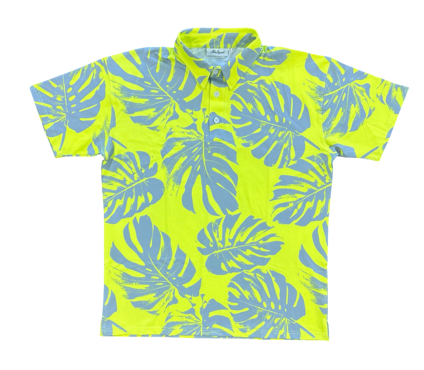 MONSTERA MADNESS - CLASSIC POLO - YELLOW
