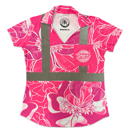 NAUPAKA - WOMEN'S S/S POLO - CLASS 2 - PINK