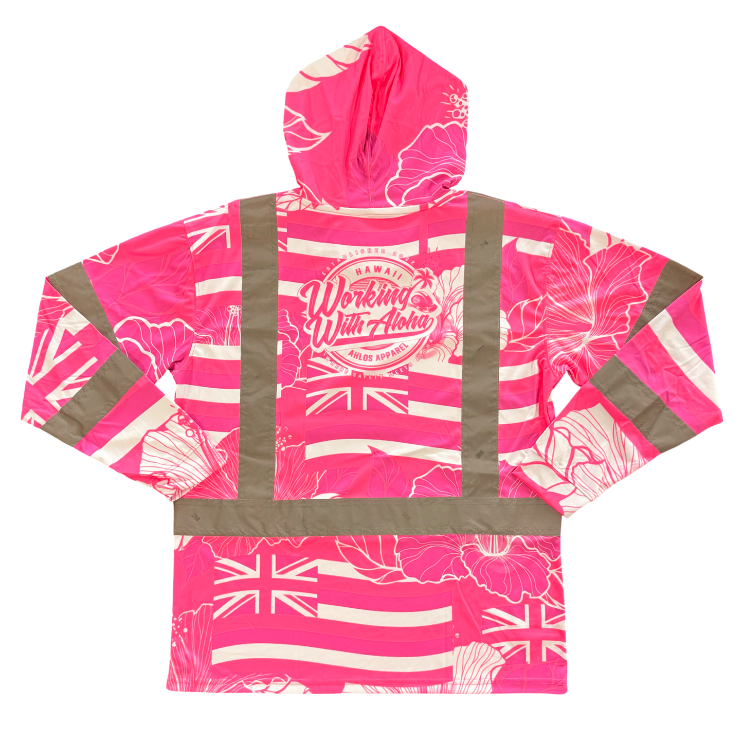 STATE OF ALOHA - L/S HOODIE CLASS 3 - PINK
