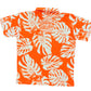 MONSTERA MADNESS - CLASSIC POLO - ORANGE