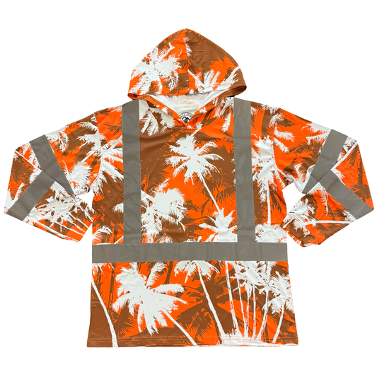 COCO BREEZE - LONG SLEEVE HOODIE - ORANGE
