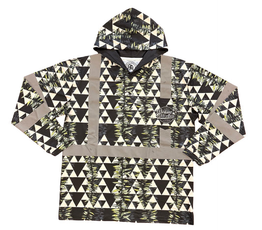 MANA MAILE -LONG SLEEVE HOODIE -CL 3-BLACK
